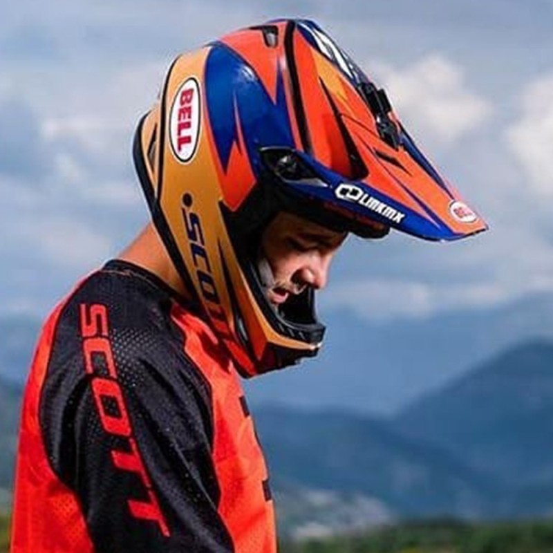 100% custom full face MTB helmet decoration kit