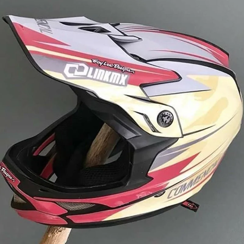 Kit de gráficos personalizados para casco integral de MTB