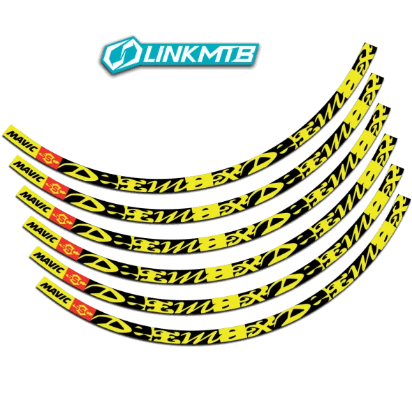 Stickers Jante 27.5" deemax personnalisable