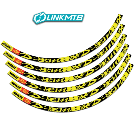 Customizable 27.5" Deemax rim stickers