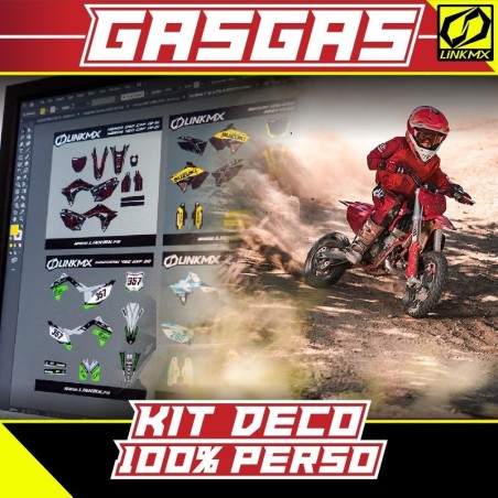 Kit Déco Gasgas 50cc 100 % PERSO Kit Déco Gasgas 50cc 100 % PERSO