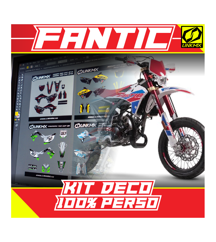 Kit Déco Fantic 50cc 100 % PERSO