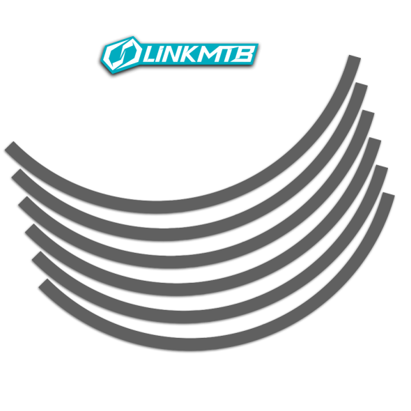 100% personalized mountain bike rim stickers