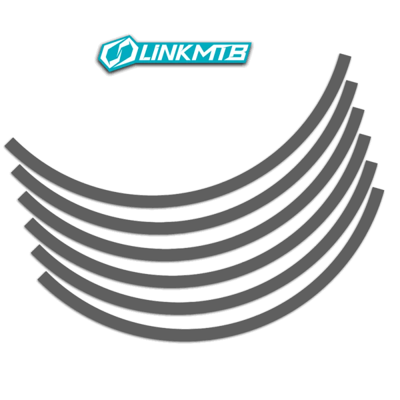 100% personalized mountain bike rim stickers