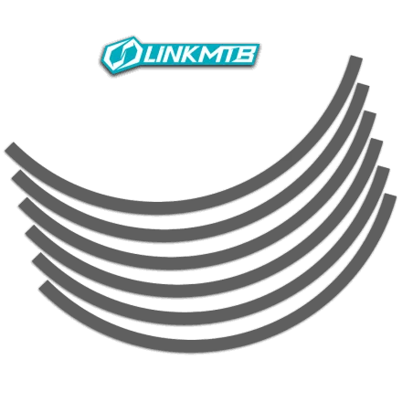 100% personalized mountain bike rim stickers