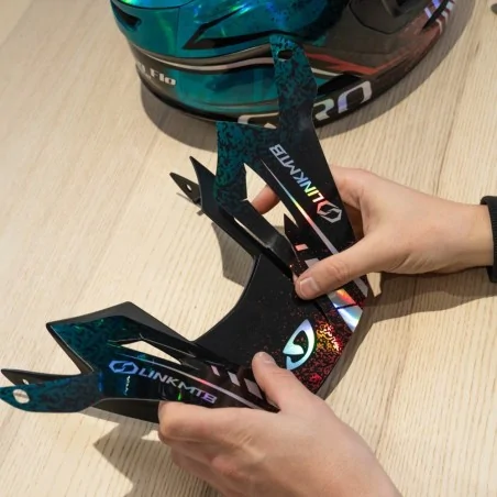 Helmet decoration kit installation service