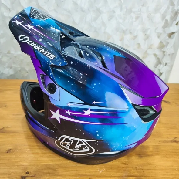 Kit de gráficos personalizados para casco integral de MTB